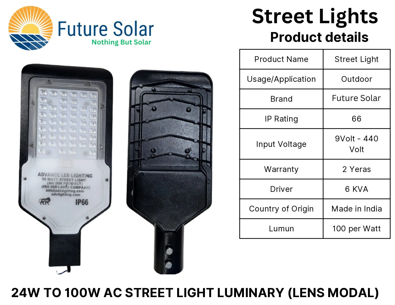 future solar street lights